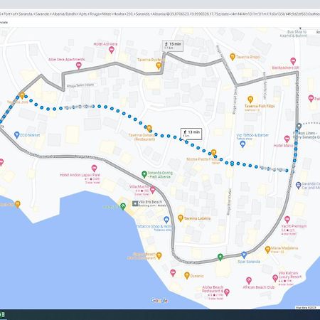 Bardhi Apts Sarande Ngoại thất bức ảnh